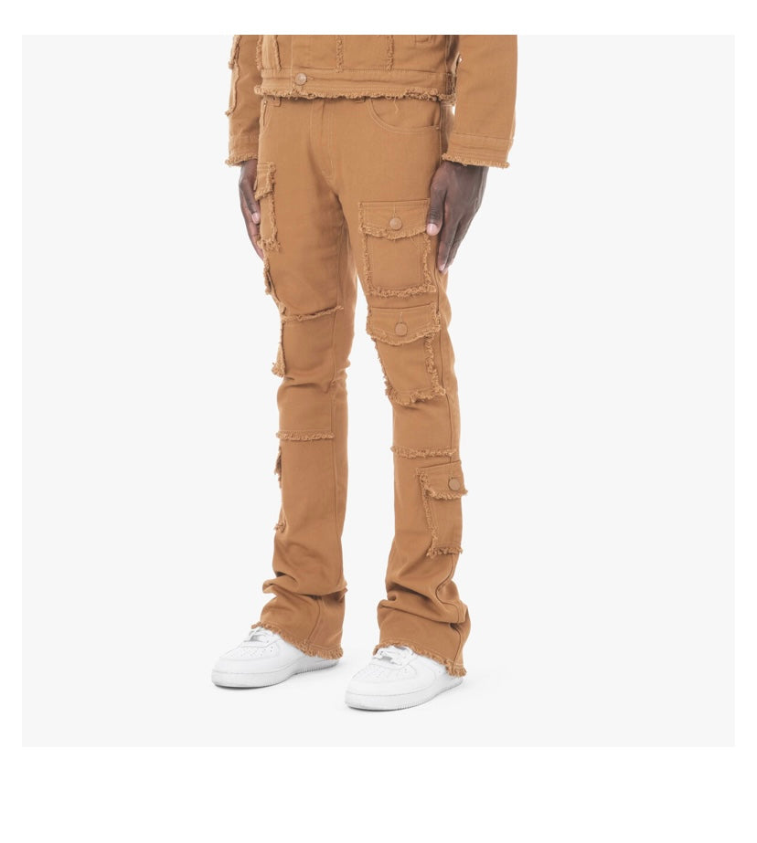 Copper Rivet Tim Stacked jeans