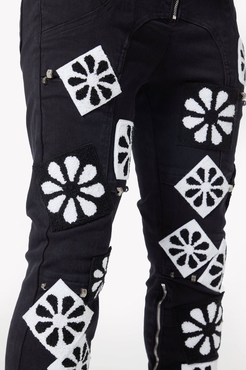GUAPI Obsidian Black Flower