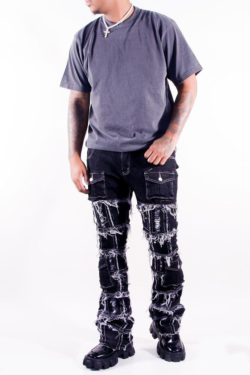 Distressed Stacked cargo