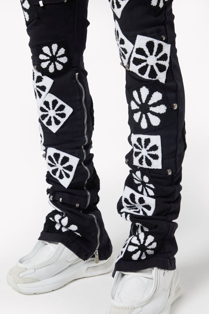 GUAPI Obsidian Black Flower