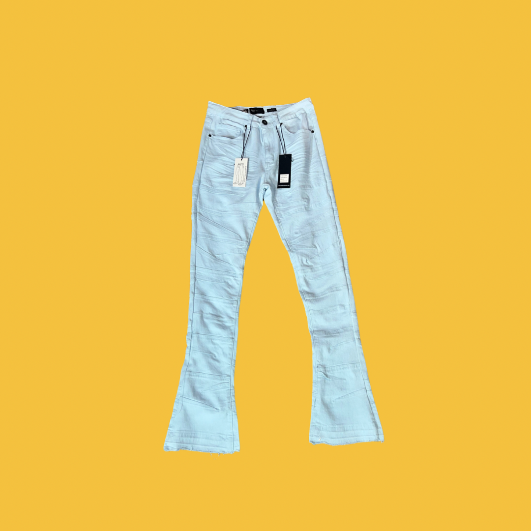 Stacked Fit Baby Blue