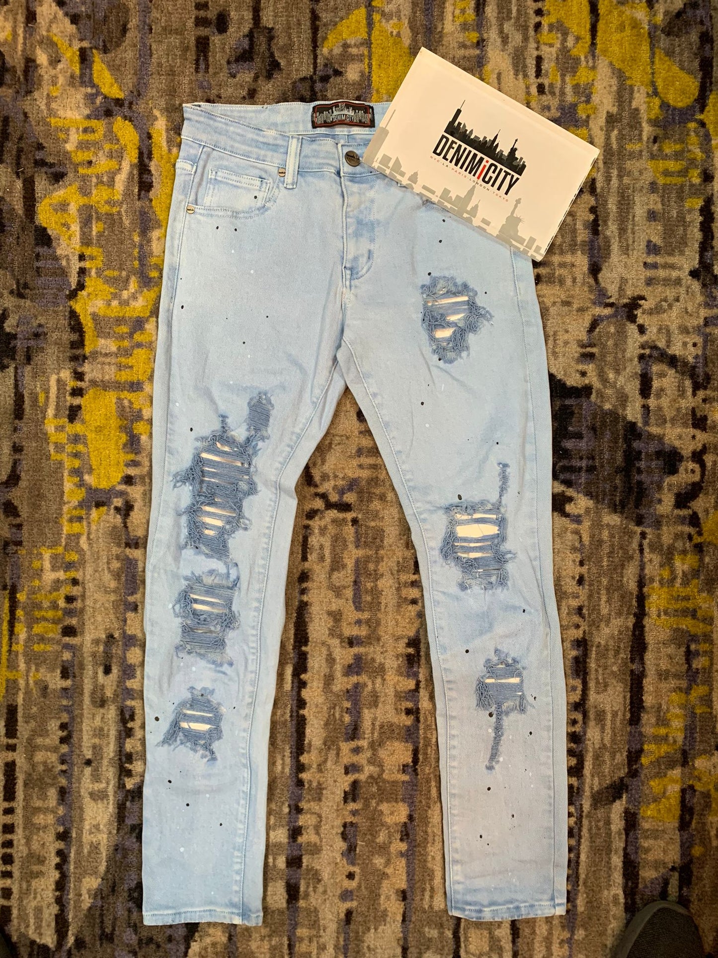 Slim Fitting Denim City Jeans