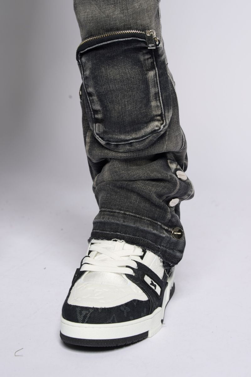 Pheelings : Cargo Flare Stacked Denim