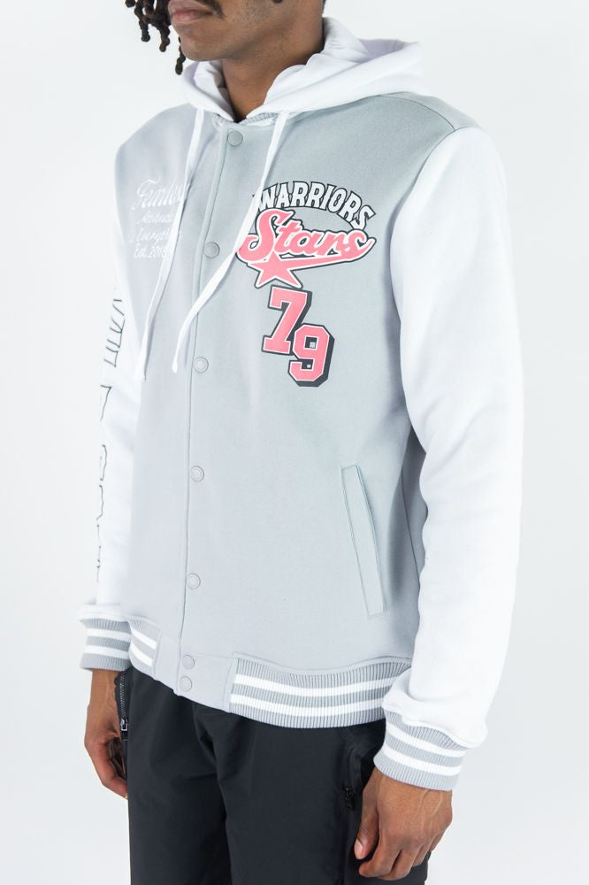 WARRIORS FLEECE VARSITY Jacket