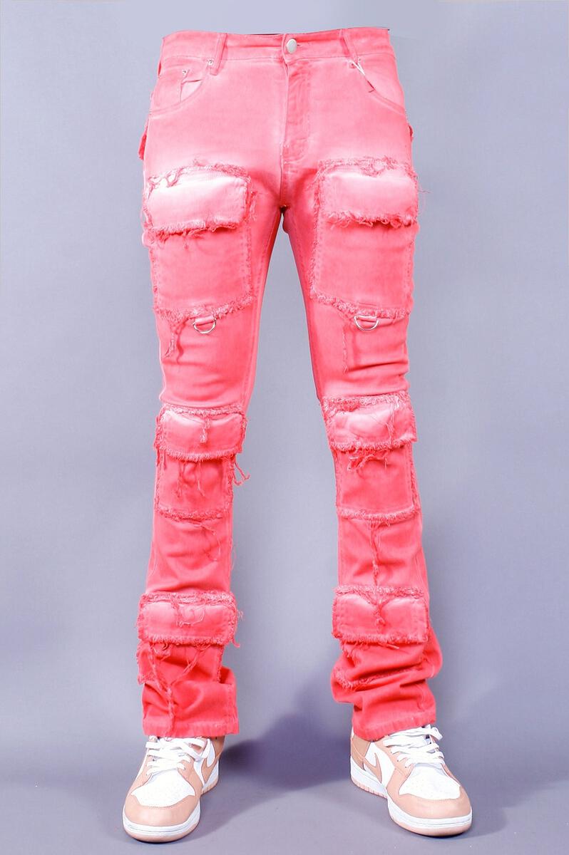 Cargo Pocket Stack Jeans