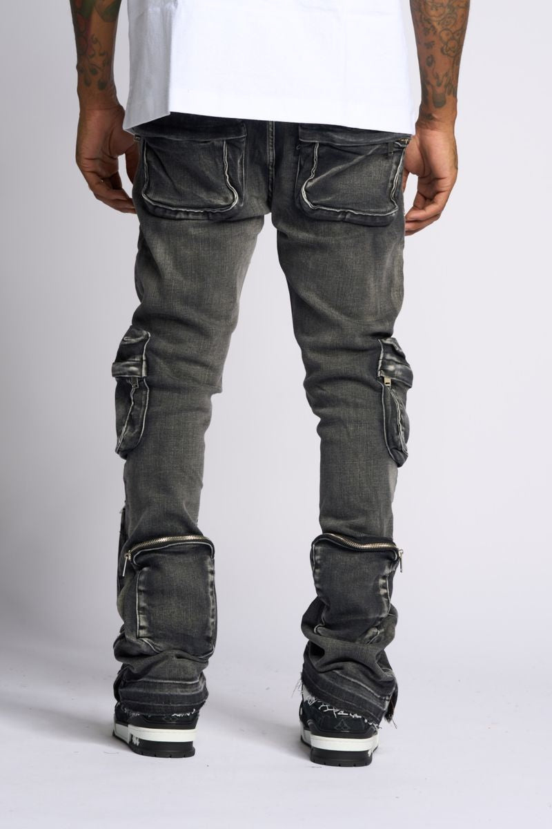 Pheelings : Cargo Flare Stacked Denim