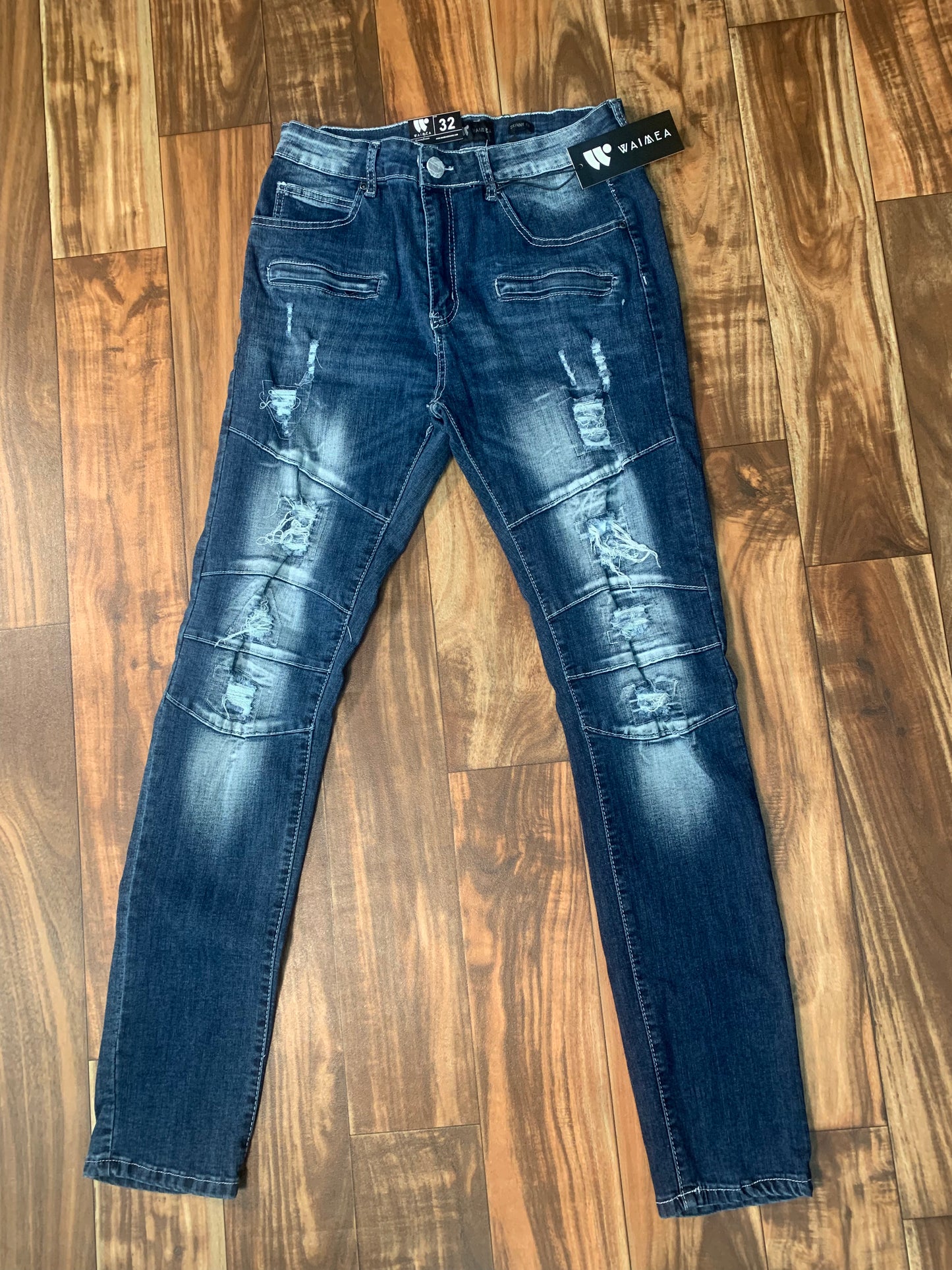 Blue Wash Skinny Fit Jeans