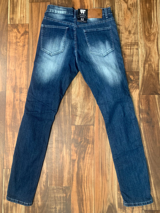 Blue Wash Skinny Fit Jeans