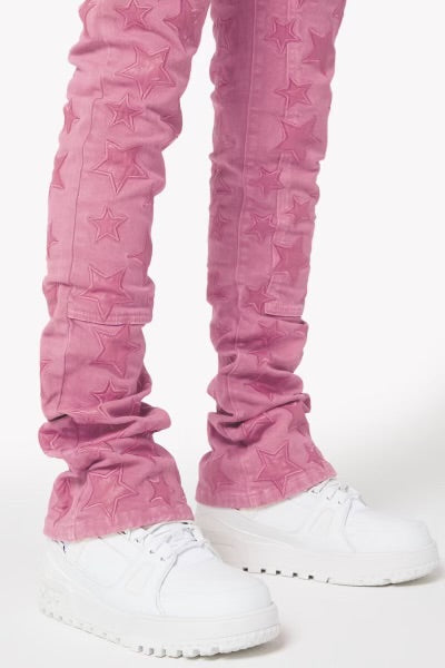 French Rose Star Denim