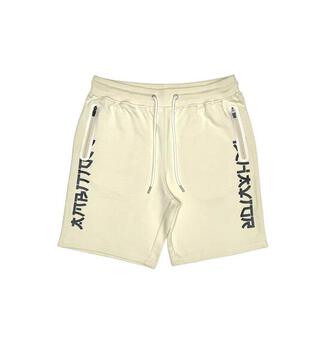 Red Tag Kanji Shorts