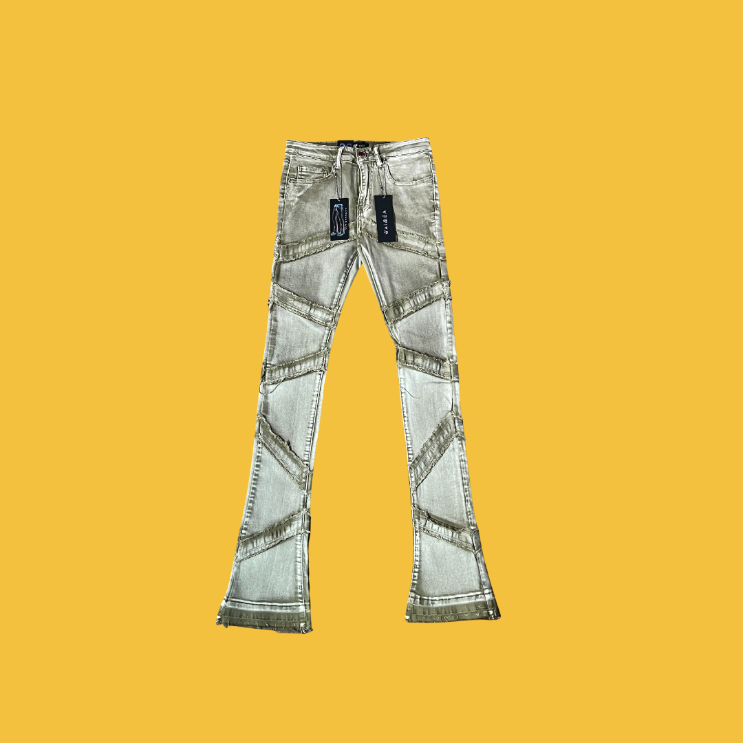 Stacked Fit Green Wash