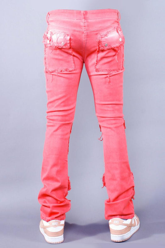 Cargo Pocket Stack Jeans