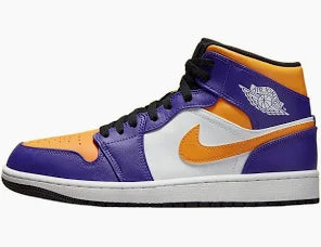 Jordan 1 Mid Laker Colors