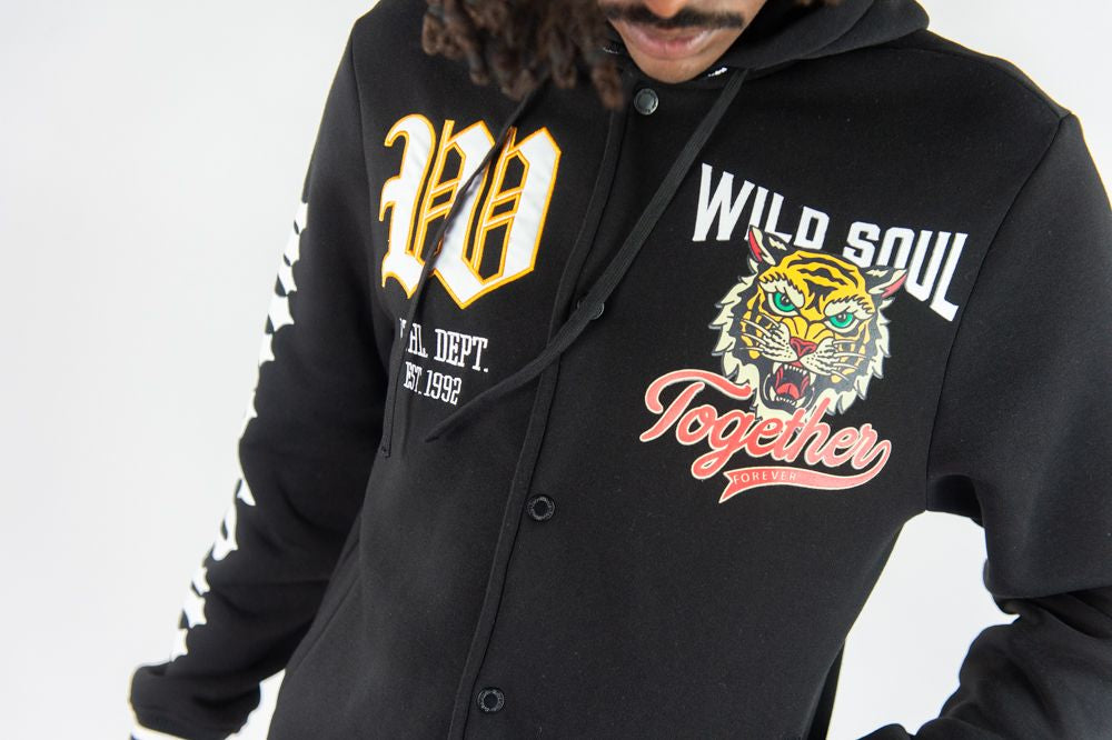WILD SOUL FLEECE VARSITY Jacket
