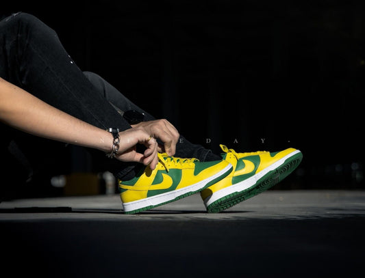 Nike Dunk Low Retro (Green/Yellow)