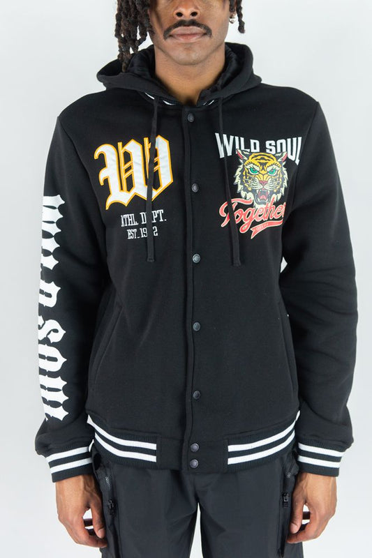 WILD SOUL FLEECE VARSITY Jacket