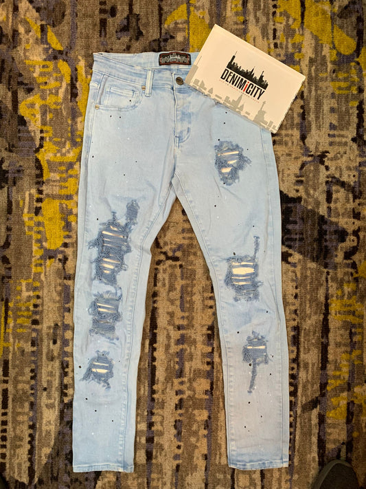 Slim Fitting Denim City Jeans