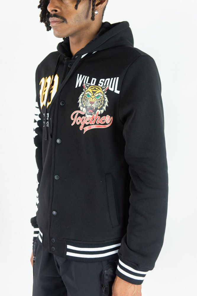 WILD SOUL FLEECE VARSITY Jacket