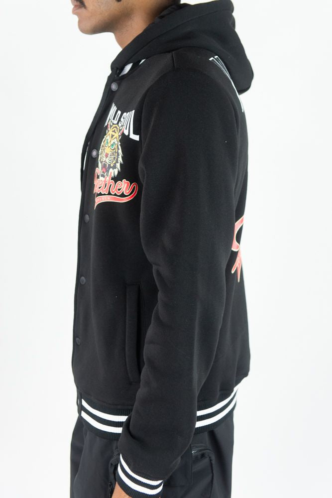 WILD SOUL FLEECE VARSITY Jacket