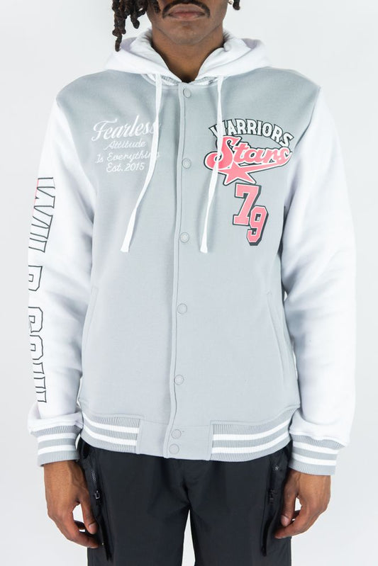 WARRIORS FLEECE VARSITY Jacket