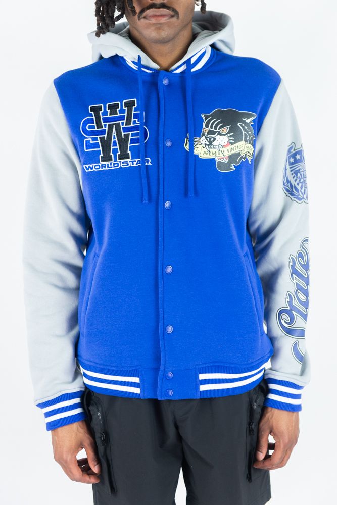 PANTHERS FLEECE VARSITY Jacket