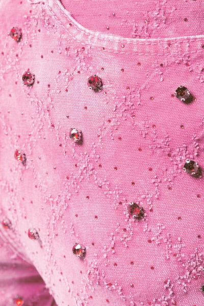 Guapi Vintage Pink Embellished Denim – E-D Clothing