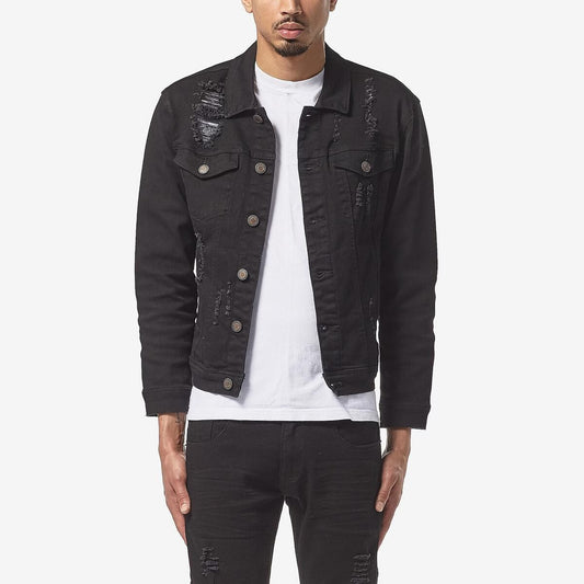 Black jean jacket