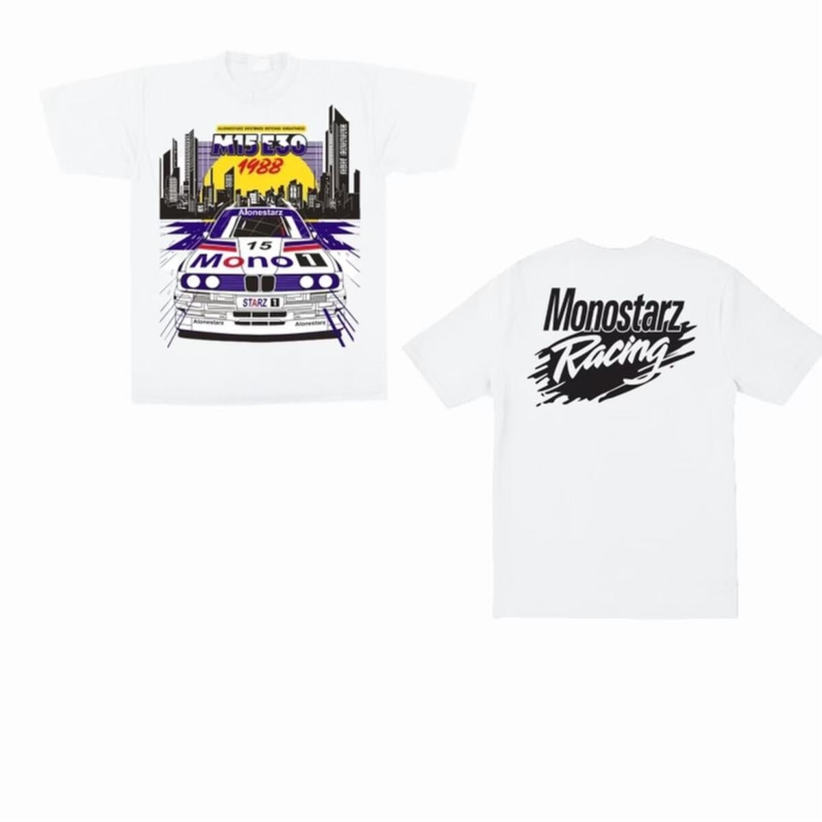 Mono Racing T-Shirt Embriodery