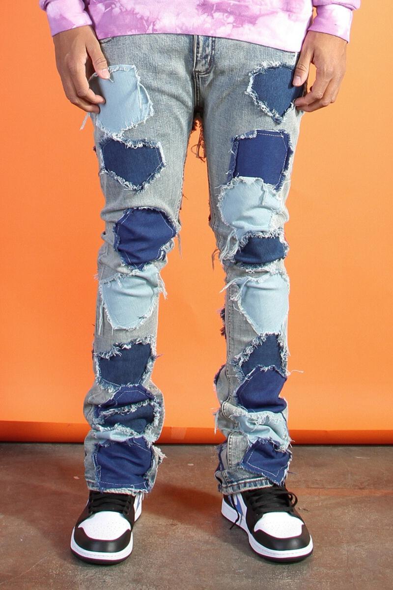 Cooper 9 stacked jeans